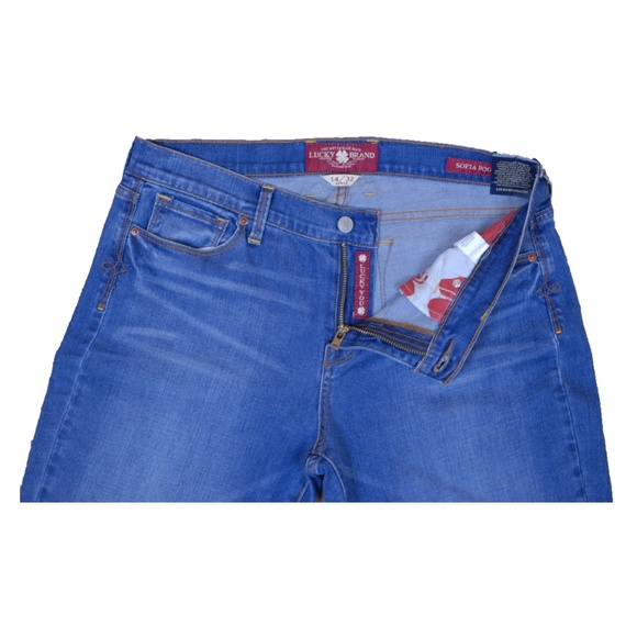 Lucky Brand Sophia Boot Cut Ankle Jeans Size 14/32 - Picture 5 of 5